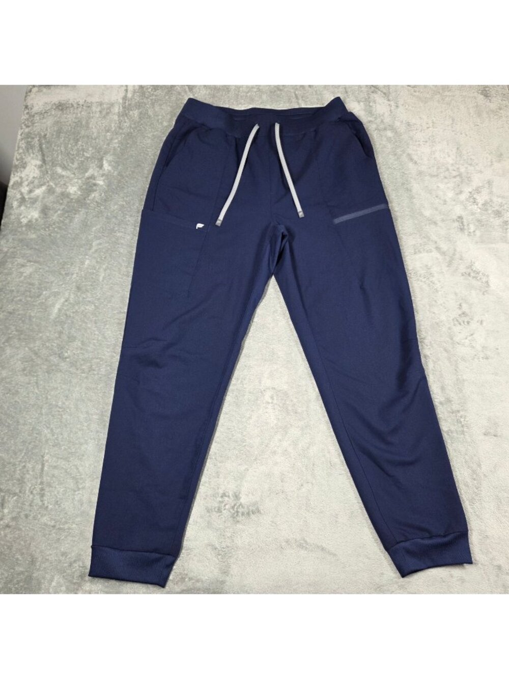 Fabletics Pants Womens Large Navy Blue High Rise On Call Scrub Stretch Joggers